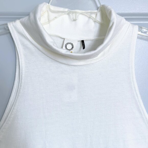 ANTHROPOLOGIE AKEMI & KIM Mock Neck White Tunic Shift Dress Size Small NWT - Picture 8 of 12